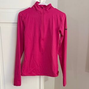 Nike Fuchsia Half-Zip Dri-Fit Pullover